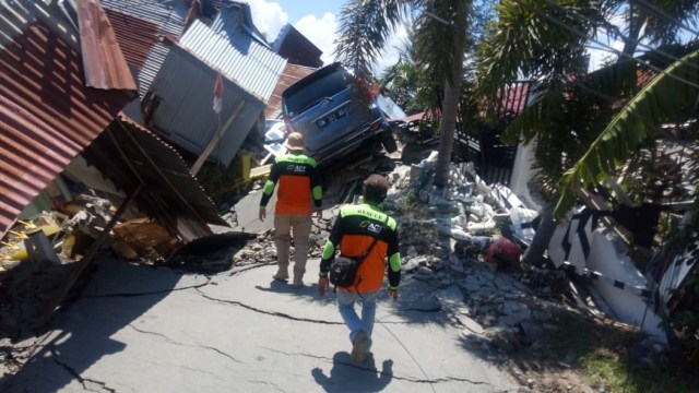 Kondisi di Kota Palu setelah terkena gempa dan tsunami. (Foto: Dok. ACT)