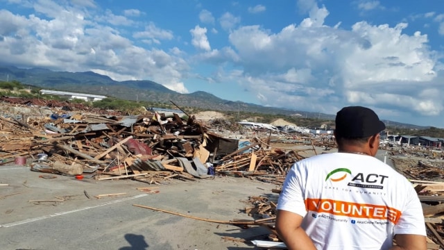 Kondisi di Kota Palu setelah terkena gempa dan tsunami. (Foto: Dok. ACT)
