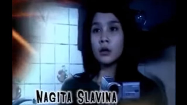 Nagita Slavina di sinetron 'Di Sini Ada Setan' (Foto: YouTube Adithz boy sunday)