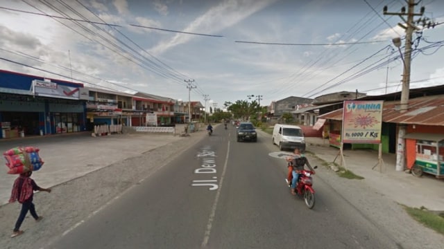 Jalan Dewi Sartika, Palu. (Foto: Dok. Google Maps)