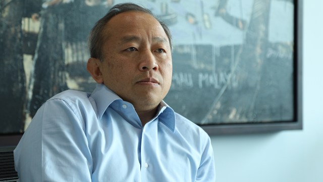 Glenn Sugita, Direktur PT Persib Bandung Bermartabat saat ditemui kumparan, Senin (1/10). (Foto: Cornelius Bintang/kumparan)