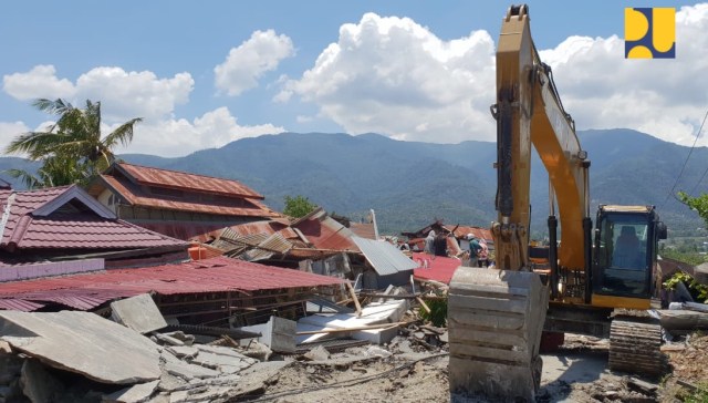 Gerak Cepat Kementerian PUPR Bantu Gempa Sulawesi Tengah. (Foto: Dok. Kementerian PUPR)