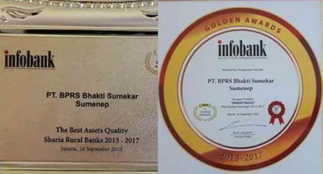 BPRS Bhakti Sumekar Raih 3 Penghargaan ‘Infobank Sharia Awards 2018’ (1)