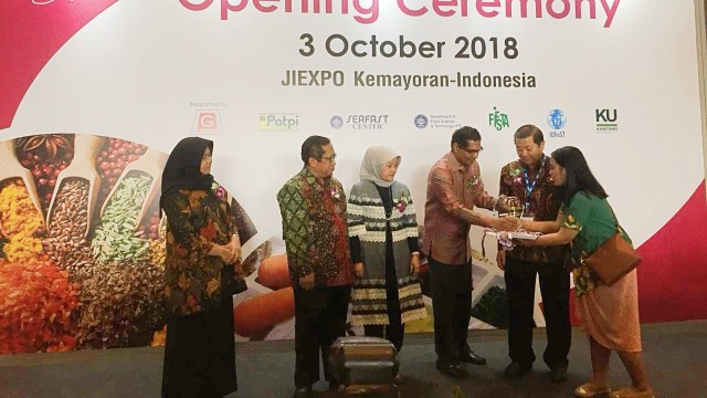 Pembukaan Asean Food and Beverage di Jakarta International Expo, Kemayoran, Jakarta, Rabu (3/10/2018). (Foto: Abdul Latif/kumparan)