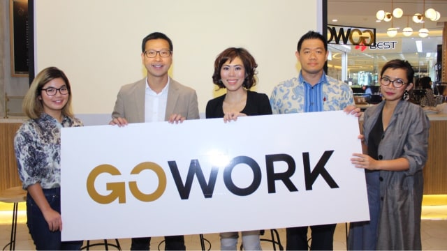 Pembukaan GoWork di Pacific Place Jakarta, Rabu (3/10). (Foto: Doc. Gowork)