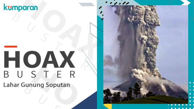 Hoax Lahar Gunung Soputan (Foto: Dok. Polda Sulut)