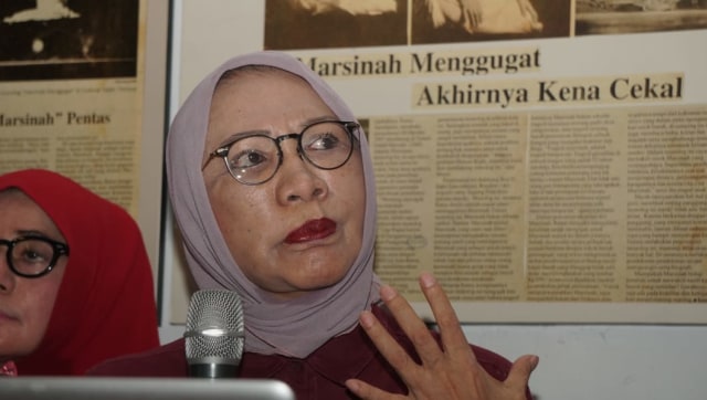 Konferensi Pers Ratna Sarumpaet di Jln. Kampung Melayu Kecil Jakarta Selatan, Rabu (3/10). (Foto: Irfan Adi Saputra/kumparan)