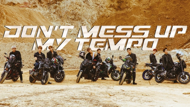 Album baru EXO, 'Don't Mess Up My Tempo'. (Foto: Twitter/@weareoneEXO)