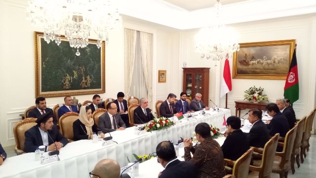Pertemuan Bilateral RI dengan Afghanistan di Istana Wapres (Foto: Kevin Kurnianto/kumparan)