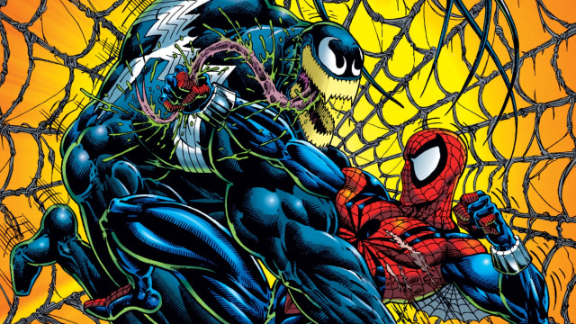 Venom dan Spider-Man versi komik (Foto: www.marvel.com)