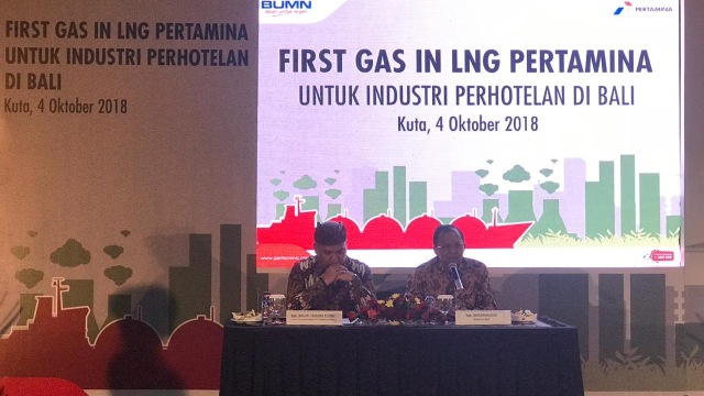 Pertamina Suplai LNG untuk Industri Perhotelan Bali