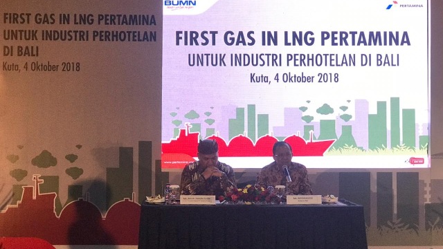 Pertamina Suplai LNG untuk Industri Perhotelan Bali (Foto: Dok Pertamina)