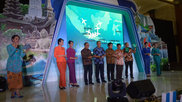 Pembukaan Garuda Indonesia Travel Fair, Jumat (5/10/2018). (Foto: Andari Novianti/kumparan)