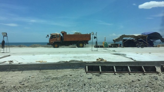 Proyek Pelabuhan Makassar New Port.  (Foto: Dok: Abdul Latif)
