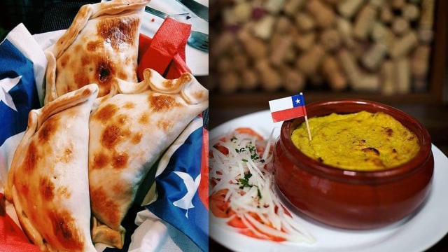 Makanan Cile. (Foto: Instagram/@ juan______pabloo dan @dona_luz_empanadas)