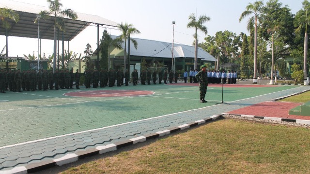 Upacara Peringatan HUT ke 73 TNI, Digelar di Markas Kodim Bojonegoro  (2)