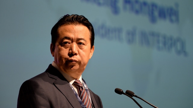 Presiden Interpol, Meng Hongwei. (Foto: AFP PHOTO / Oslan Rahman)