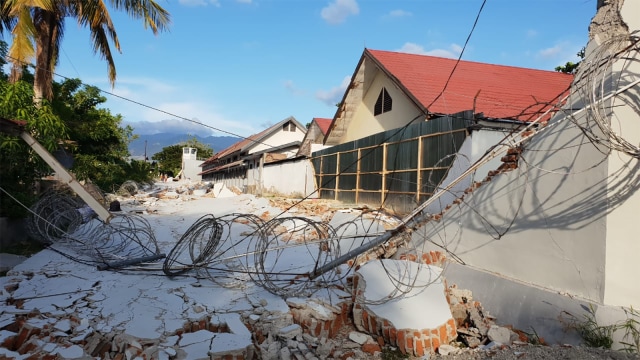 Pasca Gempa, Sesdit Jenpas Tinjau Kondisi Lapas Dan Rutan di Palu. (Foto: Dok. Ditjenpas Kemenkumham)