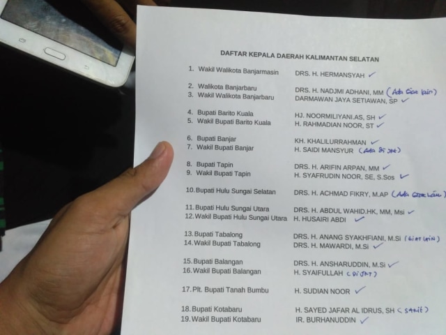 12 Kepala Daerah di Kalsel Deklarasi Dukung Jokowi-Maruf (1)