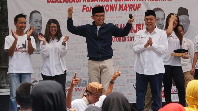 Deklarasi Generasi Milenial, Jokowi Ma'ruf, Gedung Aspirasi