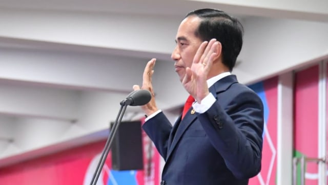 Presiden Jokowi di Pembukaan Asian Para Games 2018, Sabtu (6/10/2018). (Foto: Dok. Biro Pers Setpres)
