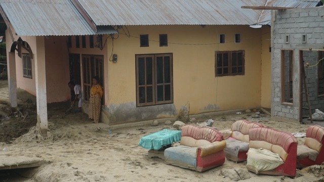 Desa Langaleso, Kecamatan Dolo, Kabupaten Sigi, Sulawesi Tengah yang terkena likuifaksi. (Foto: Raga Imam/kumparan)
