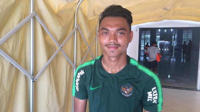 Alfath Fathier pemain dari Madura United yang dipanggil untuk bergabung ke Timnas Indonesia. (Foto: Alan Kusuma/kumparan)