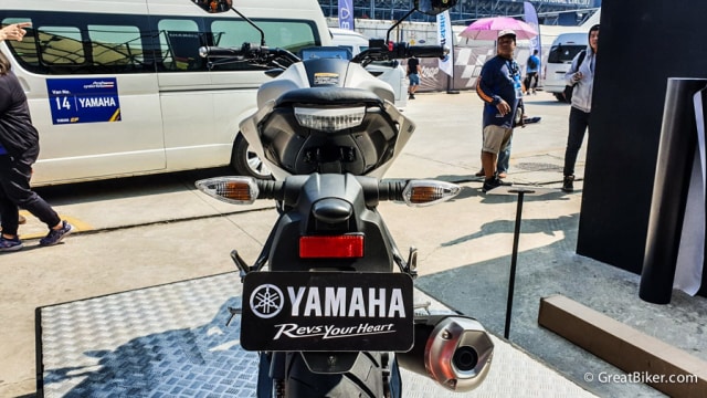 Tampak belakang Yamaha MT-15 (Foto: dok. Greatbiker)
