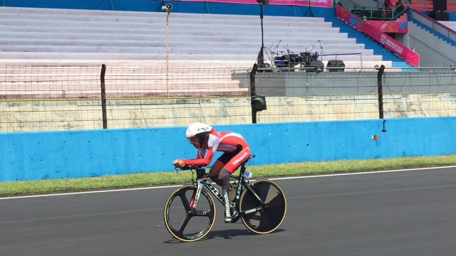 Atlet para sepeda Indonesia, M. Fadli Immamuddin. (Foto: Sandi Firdaus/kumparan)