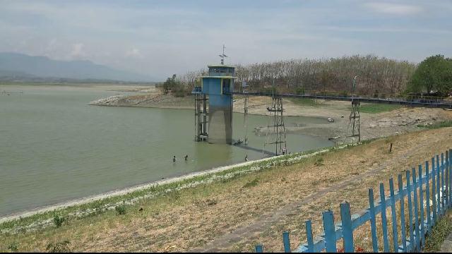 Volume Waduk Malahayu Menyusut, Pasokan Air ke Areal Persawahan Dihentikan