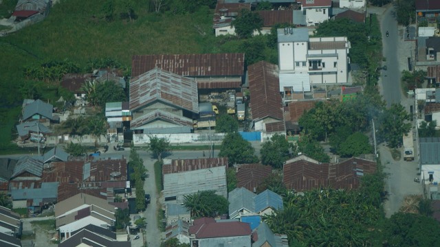 Kondisi Kota Palu, Sulawesi Tengah dari udara. (Foto: Raga/kumparan)