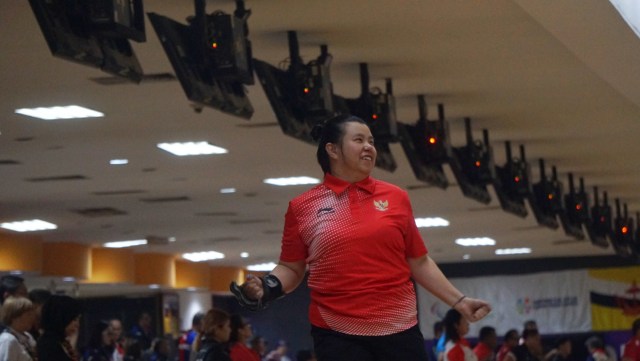 Atlet Tenpin Bowling di Asian para games, Elsa Maris. (Foto: Irfan Adi Saputra/kumparan)