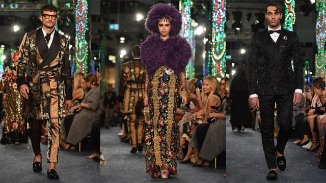 Fashion Show Dolce & Gabbana di Dubai. (Foto: Instagram/@dolcegabbana)