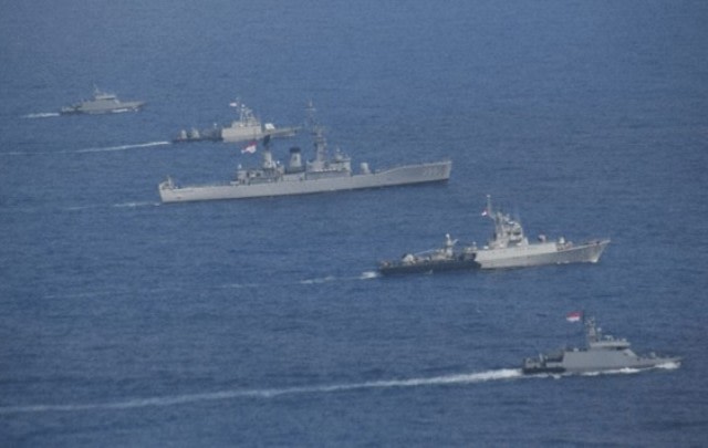 Antisipasi Penyusup di IMF-WB, 10 Kapal Perang TNI AL Awasi Perairan Nusa Dua
