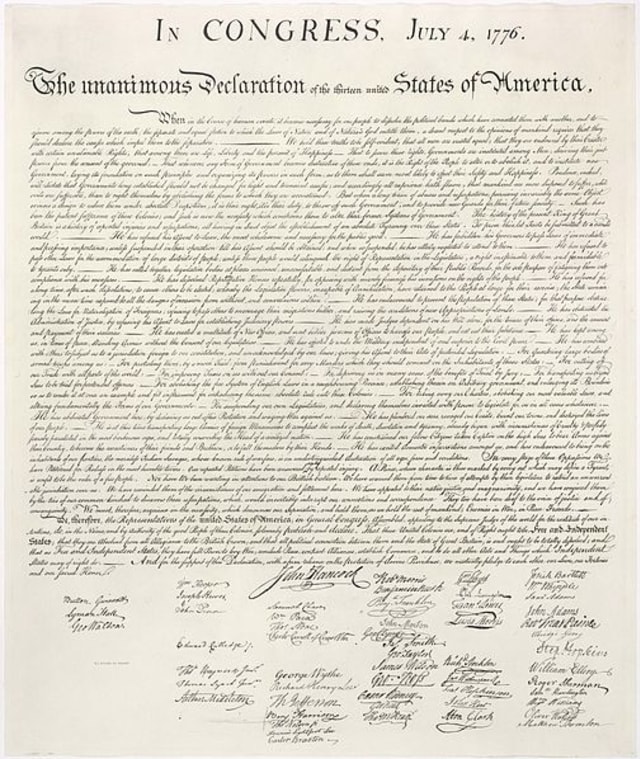 Ilustrasi Declaration of Independece (Foto: Wikimedia Commons)