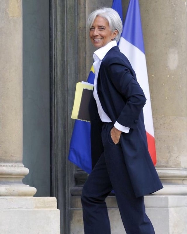 Christine Lagarde, Managing Director of IMF (Foto: IG: @elevate.her)