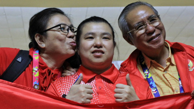 Elsa Maris atlet Tenpin Bowling di Asian Para Games 2018. (Foto: Irfan Adi Saputra/kumparan)