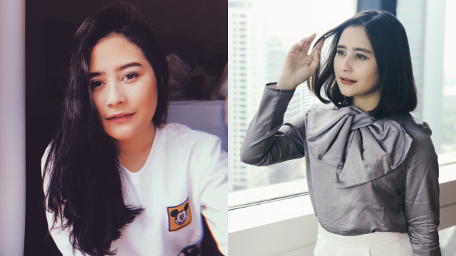 Before-after Prilly Latuconsina, sebelum dan sesudah rambut pendek. (Foto: Instagram @prillylatuconsina96.)