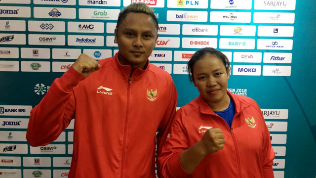 Suwarti dan M. Rian Prahasta, atlet tenis meja Indonesia. (Foto: Sandi Firdaus/kumparan)