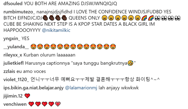 Komentar di Instagram Hyuna. (Foto: Instagram/@hyunah_aa)