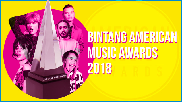 Infografik: Bintang American Music Awards 2018 (Foto: Basith Subastian)