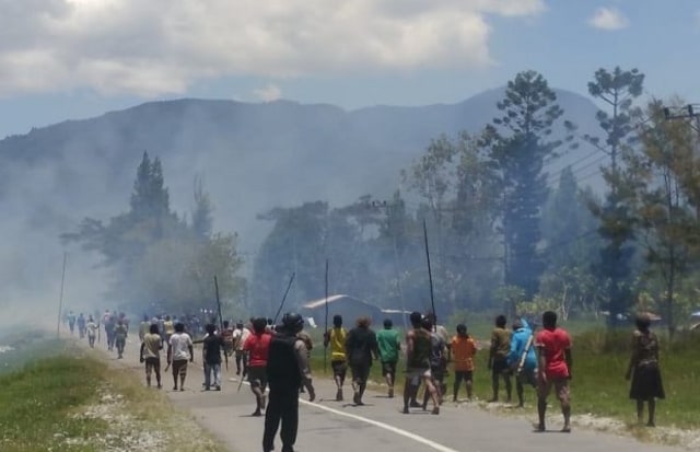 Sepekan, Warga Papua di Empat Kabupaten Bentrok Fisik 