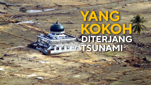 Konten Spesial Yang Kokoh Diterjang Tsunami Aceh (Foto: AFP/Joel Sagad)