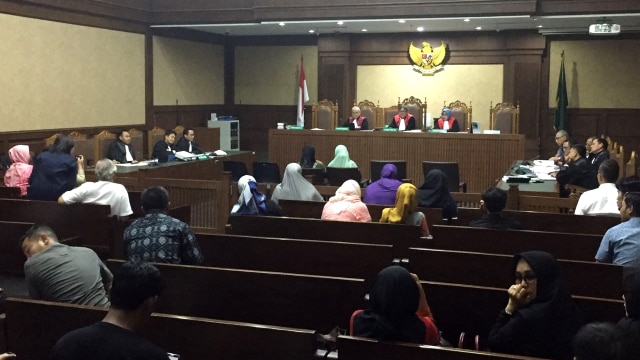 Ilustrasi sidang di Pengadilan Tipikor. (Foto: Soejono Eben/kumparan)