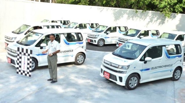 Peresmian tes jalan Suzuki Wagon R listrik di India (Foto: dok. Indianautosblog)