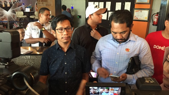 Organisasi Projo melaporkan Prabowo ke Bawaslu. (Foto: Fachrul Irwinsyah/kumparan)