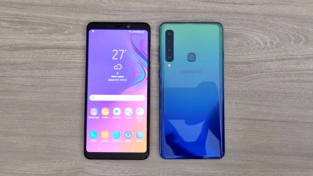 Smartphone Samsung Galaxy A9 (2018). (Foto: Bianda Ludwianto/kumparan)