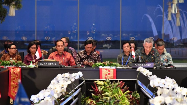 Jokowi di ASEAN Leader's Gathering, Nusa Dua, Bali (Foto: dok. Biro Pers Setpres)