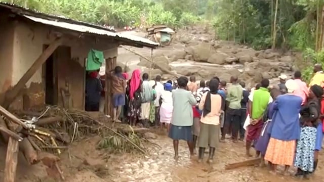 Bencana longsor di Uganda (Foto: REUTERS)