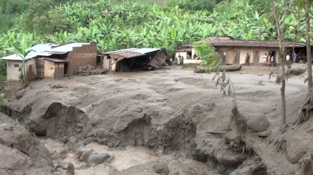 Bencana longsor di Uganda (Foto: REUTERS)